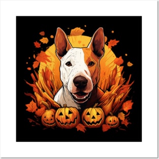 Halloween Bullterrier Posters and Art